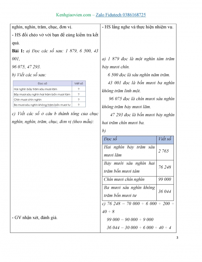 Giáo án và PPT Toán 3 cánh diều bài Luyện tập chung (Chương 3)