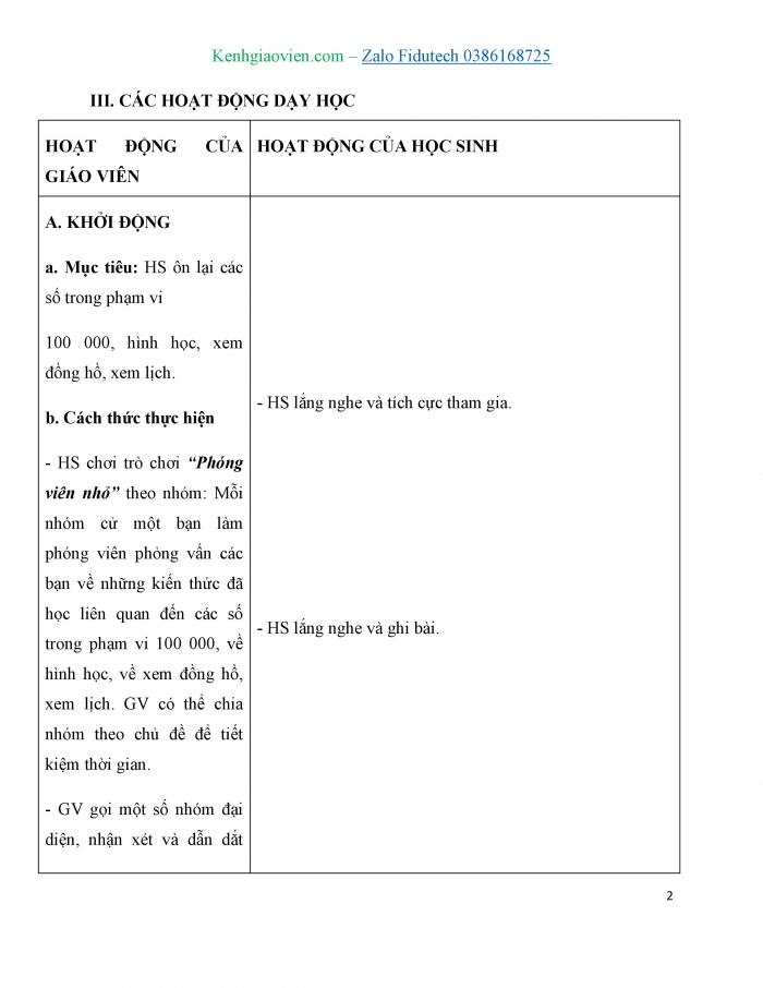 Giáo án và PPT Toán 3 cánh diều bài Em ôn lại những gì đã học (Chương 3)