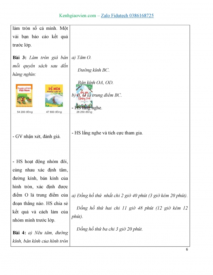 Giáo án và PPT Toán 3 cánh diều bài Em ôn lại những gì đã học (Chương 3)