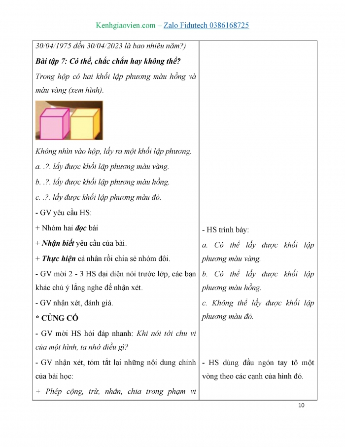 Giáo án và PPT Toán 3 chân trời bài Em làm được những gì? (Chương 3) (3)