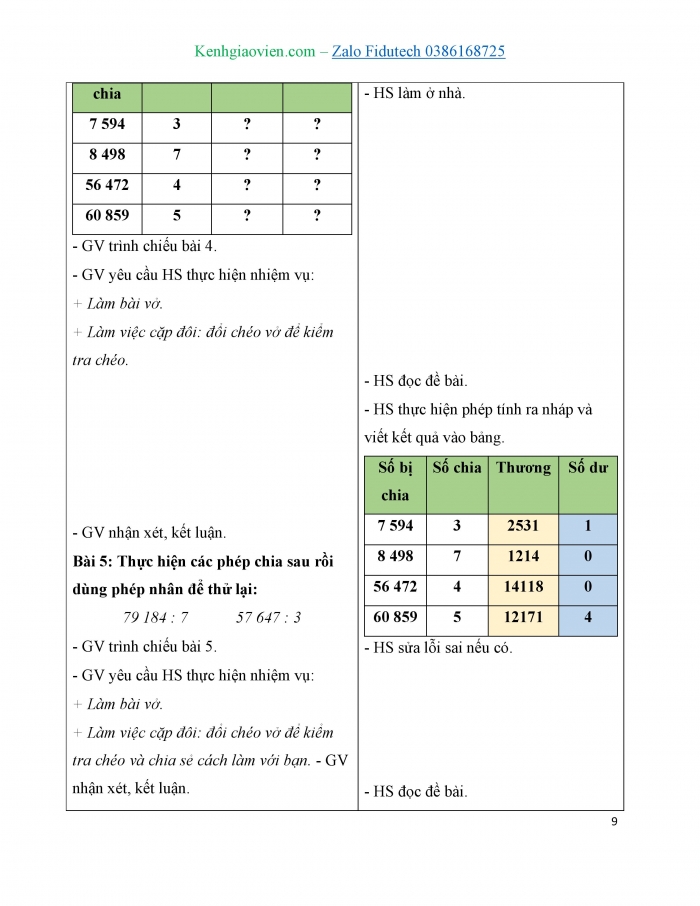 Giáo án và PPT Toán 3 cánh diều bài Luyện tập (Chương 4) (2)