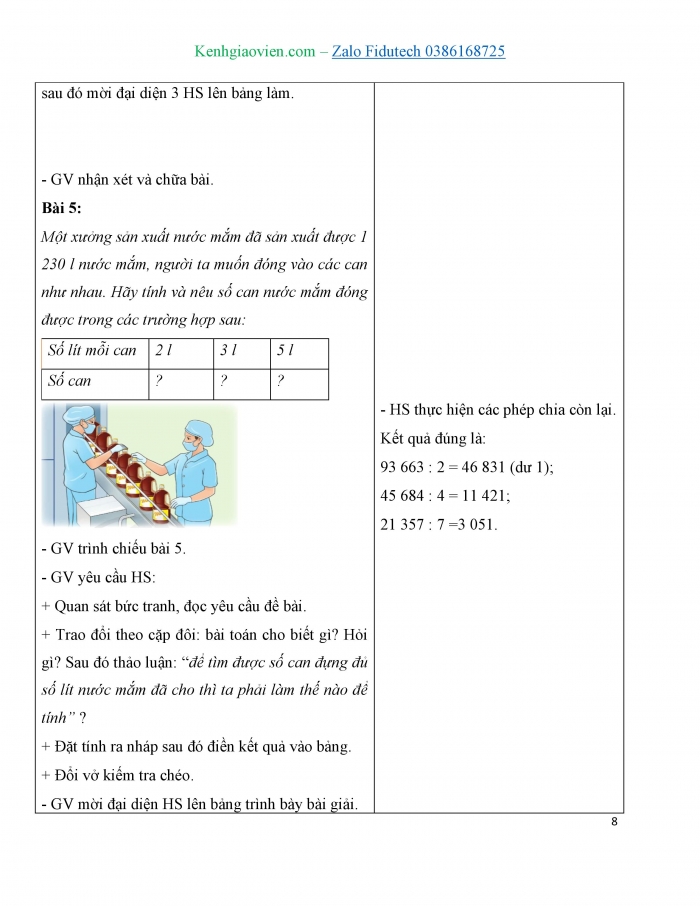 Giáo án và PPT Toán 3 cánh diều bài Luyện tập (Chương 4) (3)