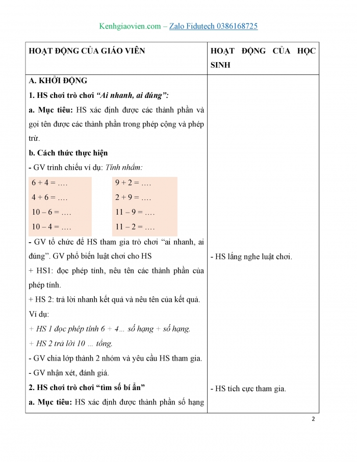 Giáo án và PPT Toán 3 cánh diều bài Tìm thành phần chưa biết của phép tính