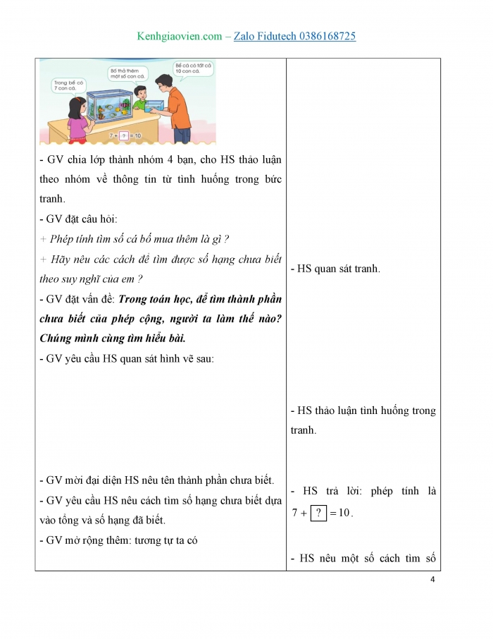 Giáo án và PPT Toán 3 cánh diều bài Tìm thành phần chưa biết của phép tính