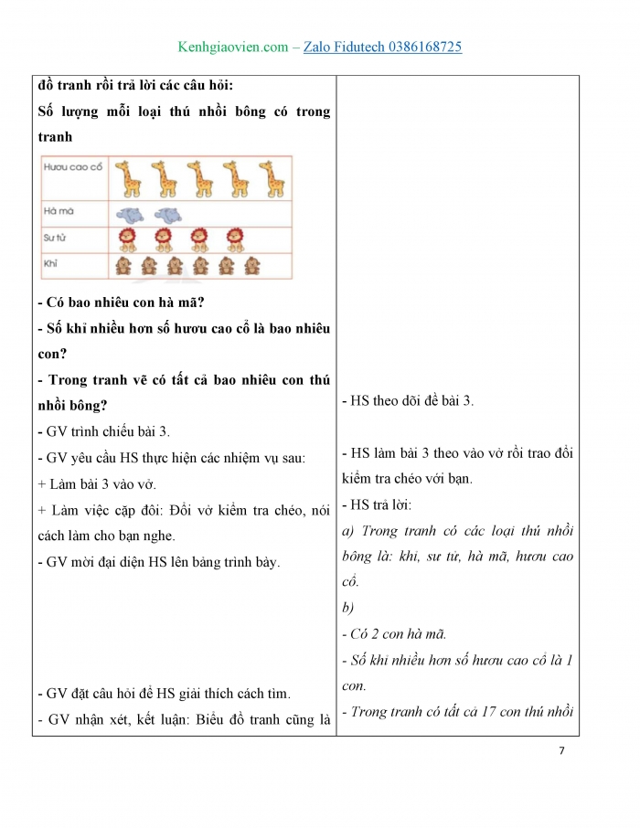 Giáo án và PPT Toán 3 cánh diều bài Thu thập, phân loại, ghi chép số liệu thống kê