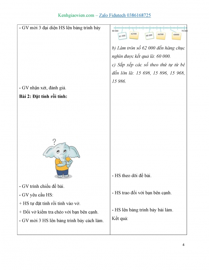 Giáo án và PPT Toán 3 cánh diều bài Ôn tập chung (Tập 2)