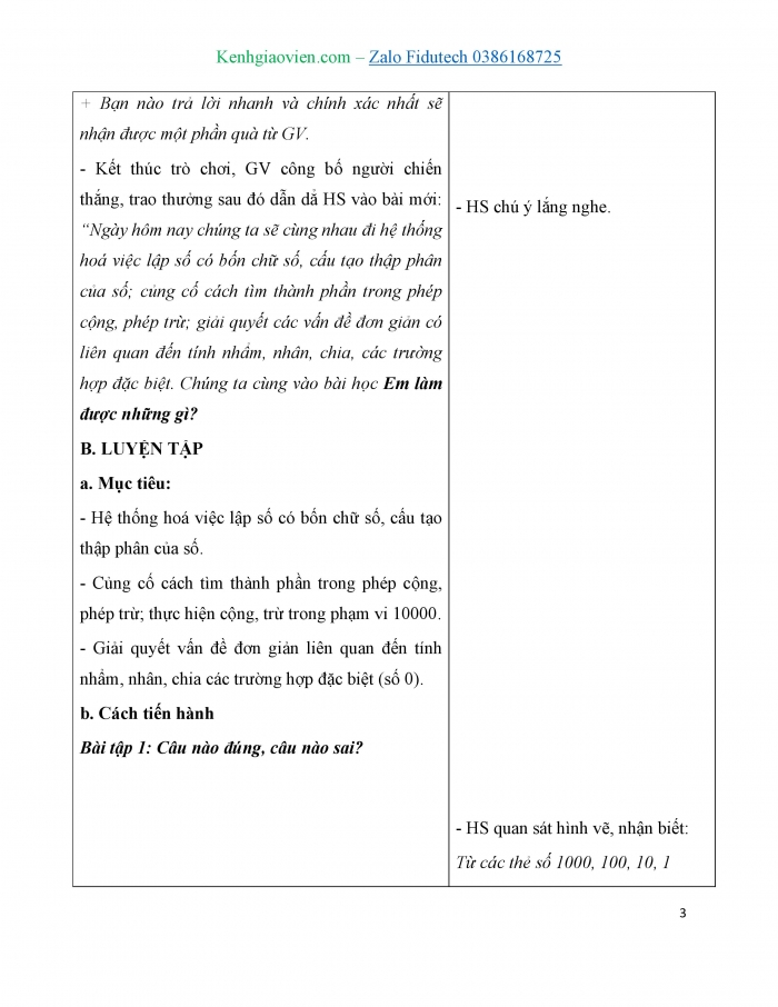 Giáo án và PPT Toán 3 chân trời bài Em làm được những gì? (Chương 3) (1)