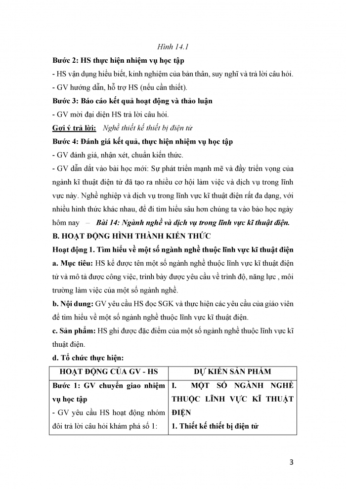 Giáo án và PPT công nghệ 12 điện - điện tử Kết nối bài 14: Ngành nghề và dịch vụ trong lĩnh vực kĩ thuật điện tử