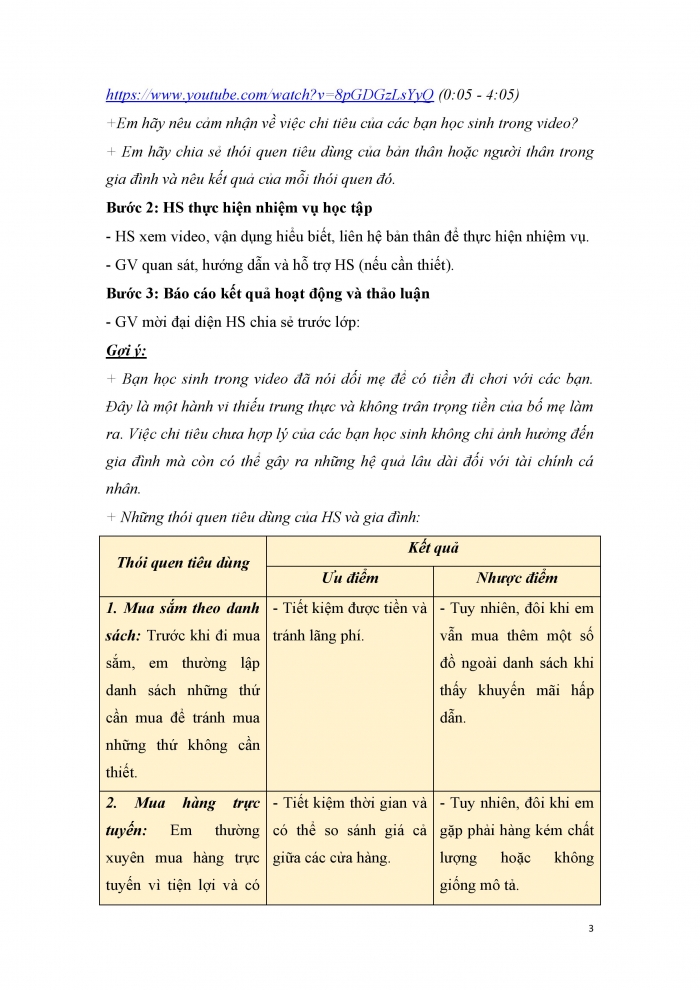 Giáo án và PPT Công dân 9 Kết nối bài 8: Tiêu dùng thông minh