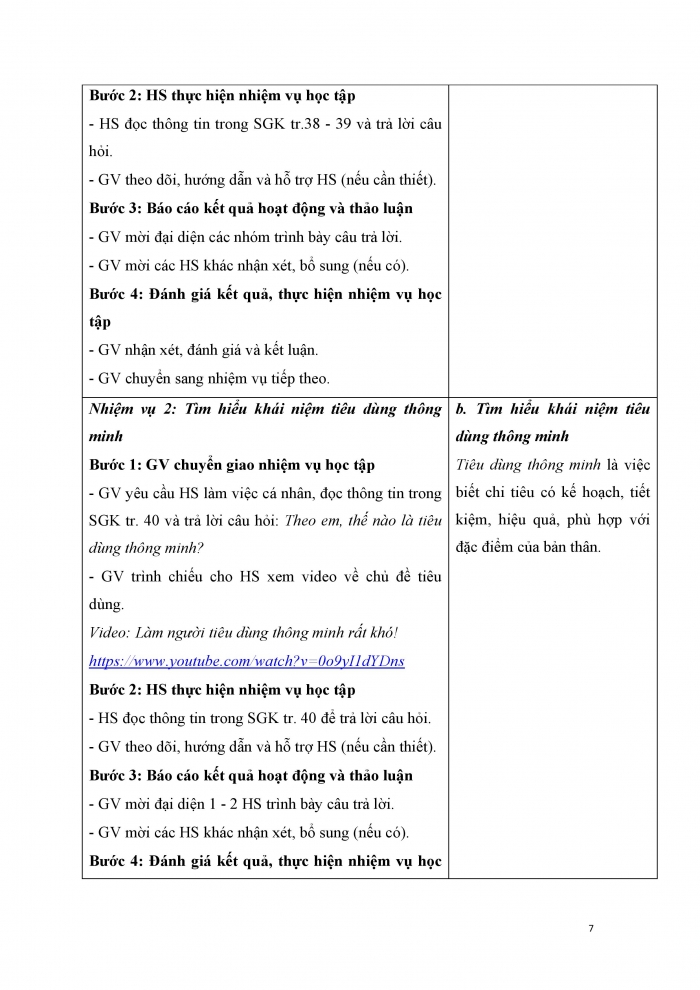 Giáo án và PPT Công dân 9 Kết nối bài 8: Tiêu dùng thông minh