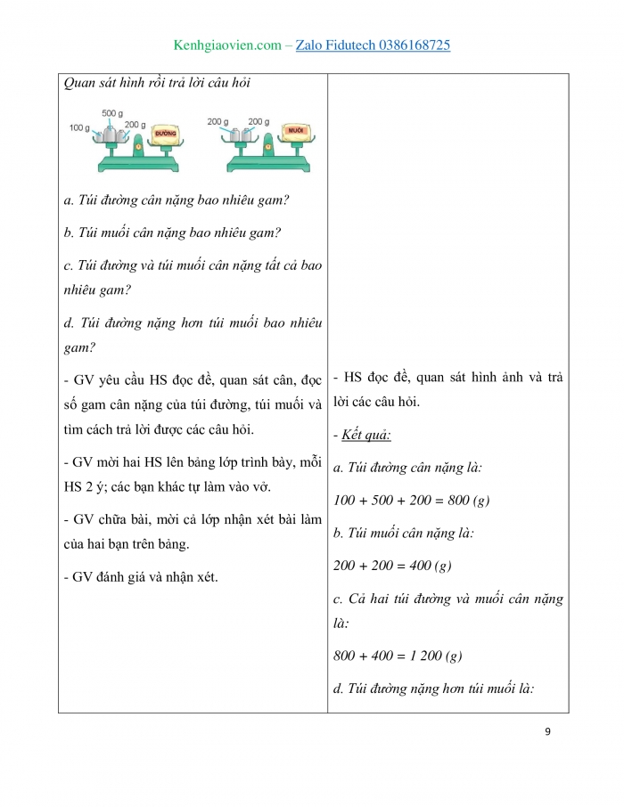 Giáo án và PPT Toán 3 kết nối Bài 81: Ôn tập chung