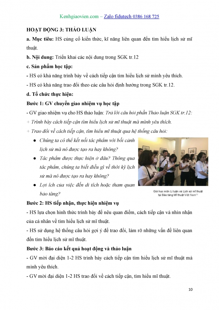 Giáo án và PPT Mĩ thuật 10 Lí luận và Lịch sử mĩ thuật Kết nối Bài 1: Khái quát chung về lịch sử mĩ thuật