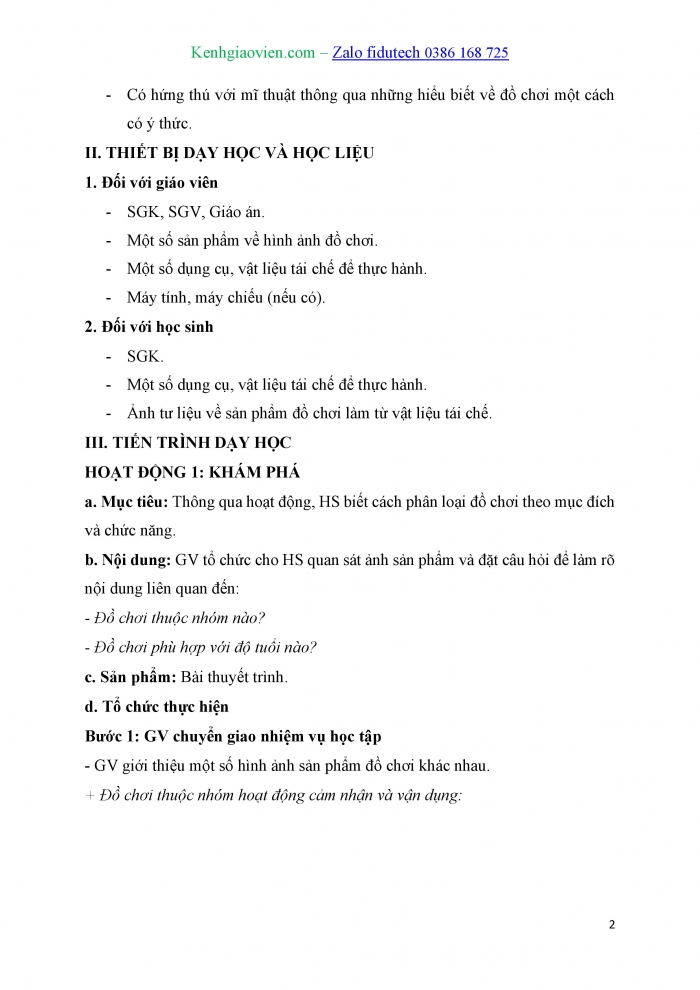 Giáo án và PPT Mĩ thuật 10 Thiết kế công nghiệp Kết nối Bài 2: Thiết kế đồ chơi cho trẻ em bằng vật liệu sẵn có