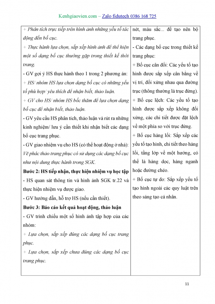 Giáo án và PPT Mĩ thuật 10 Thiết kế thời trang Kết nối Bài 2: Thiết kế mẫu thời trang đơn giản