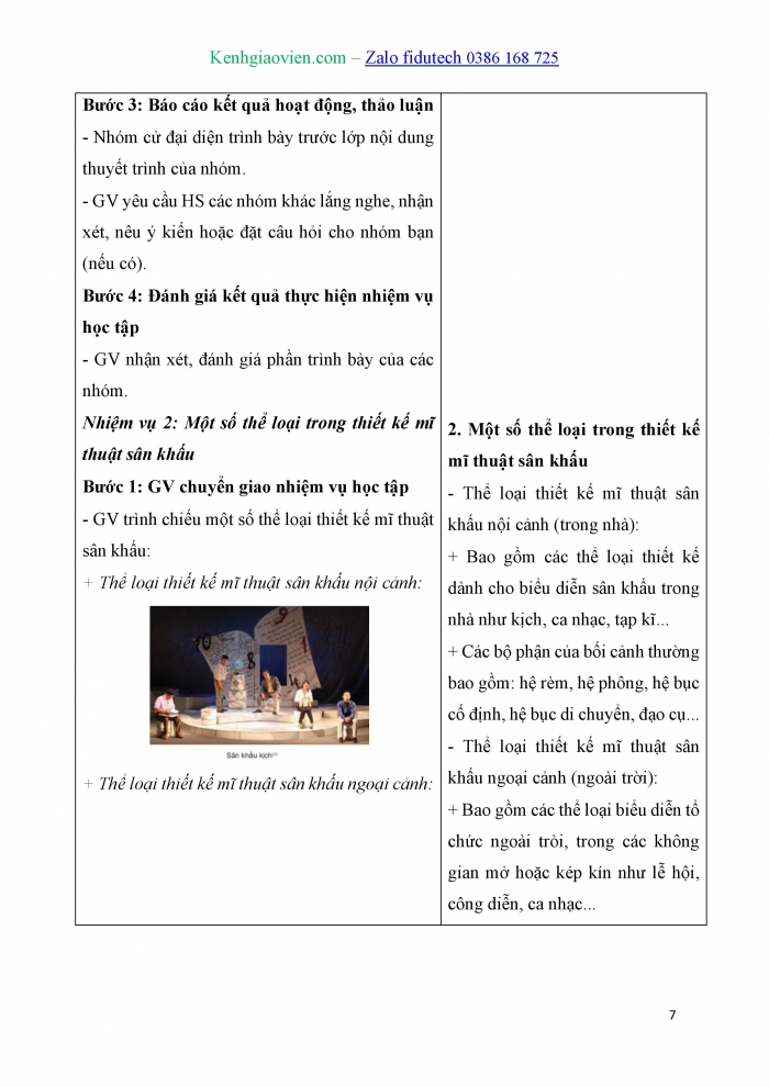 Giáo án và PPT Mĩ thuật 10 Thiết kế mĩ thuật sân khấu điện ảnh Kết nối Bài 1: Thiết kế mĩ thuật sân khấu