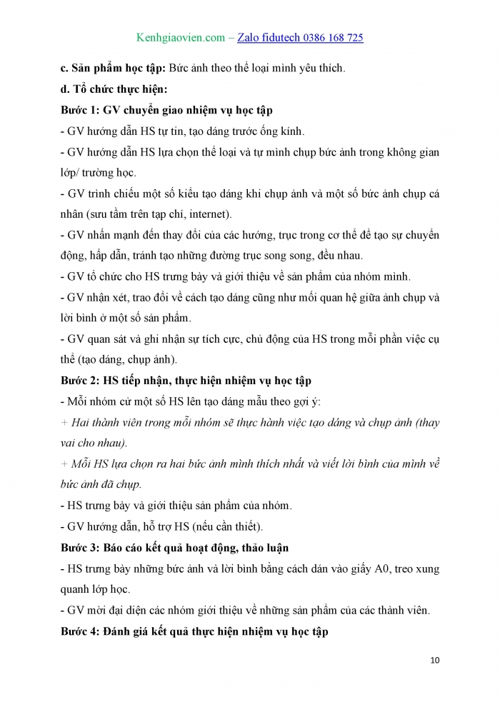 Giáo án và PPT Mĩ thuật 10 Thiết kế mĩ thuật đa phương tiện Kết nối Bài 1: Khái quát về nghệ thuật nhiếp ảnh