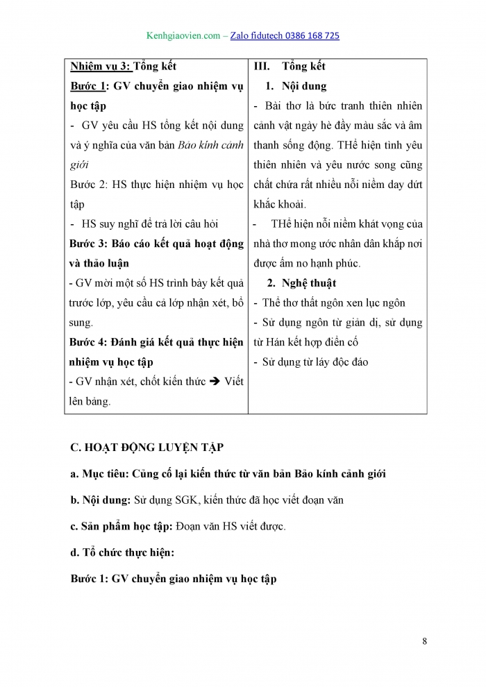 Giáo án và PPT Ngữ văn 10 kết nối Bài 6: Bảo kính cảnh giới (Gương báu răn mình), bài 43 – Nguyễn Trãi