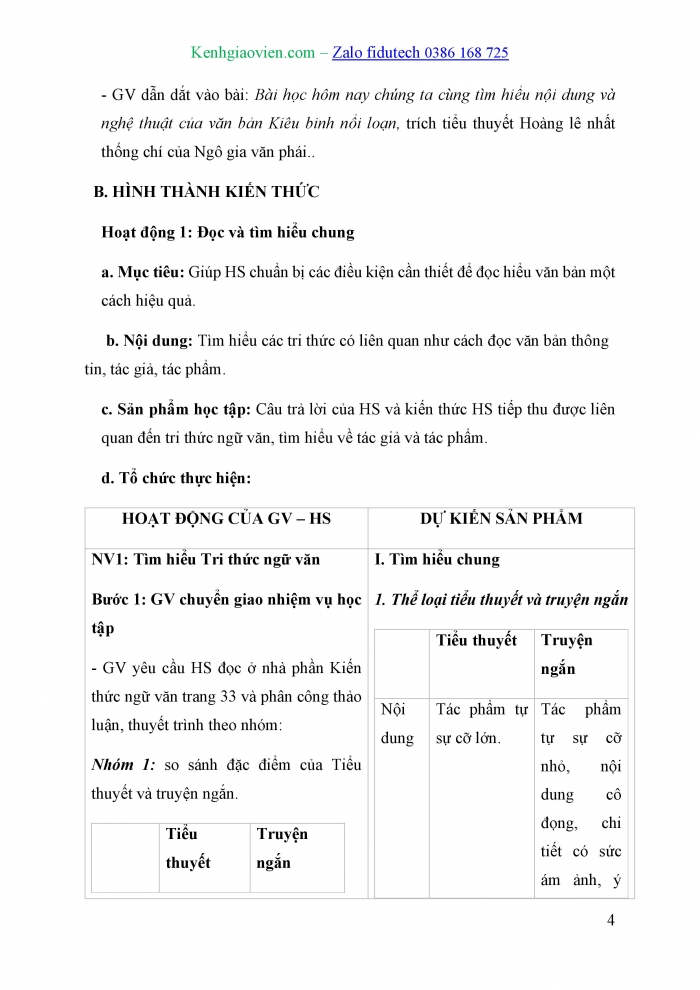 Giáo án và PPT Ngữ văn 10 cánh diều Bài 6: Kiêu binh nổi loạn (Ngô gia văn phái)