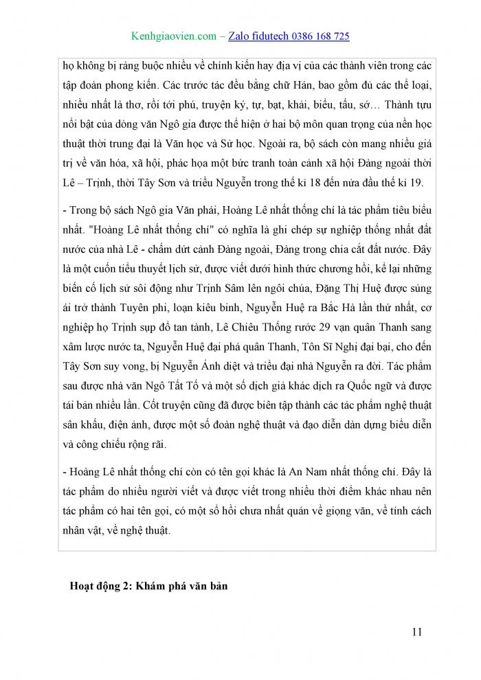 Giáo án và PPT Ngữ văn 10 cánh diều Bài 6: Kiêu binh nổi loạn (Ngô gia văn phái)