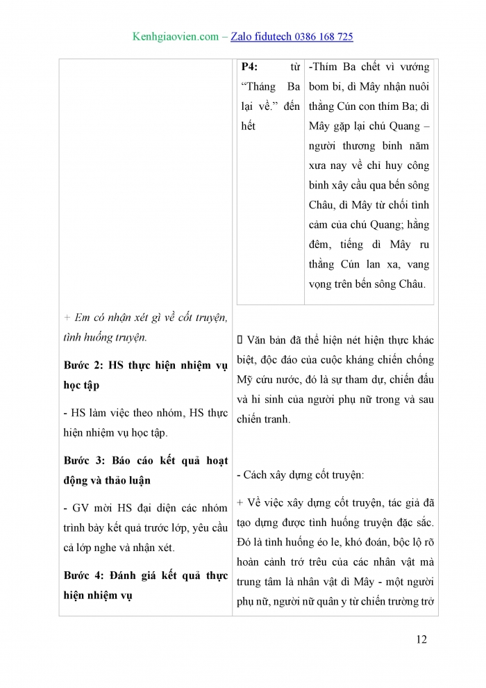 Giáo án và PPT Ngữ văn 10 cánh diều Bài 6: Người ở bến sông Châu (Sương Nguyệt Minh)