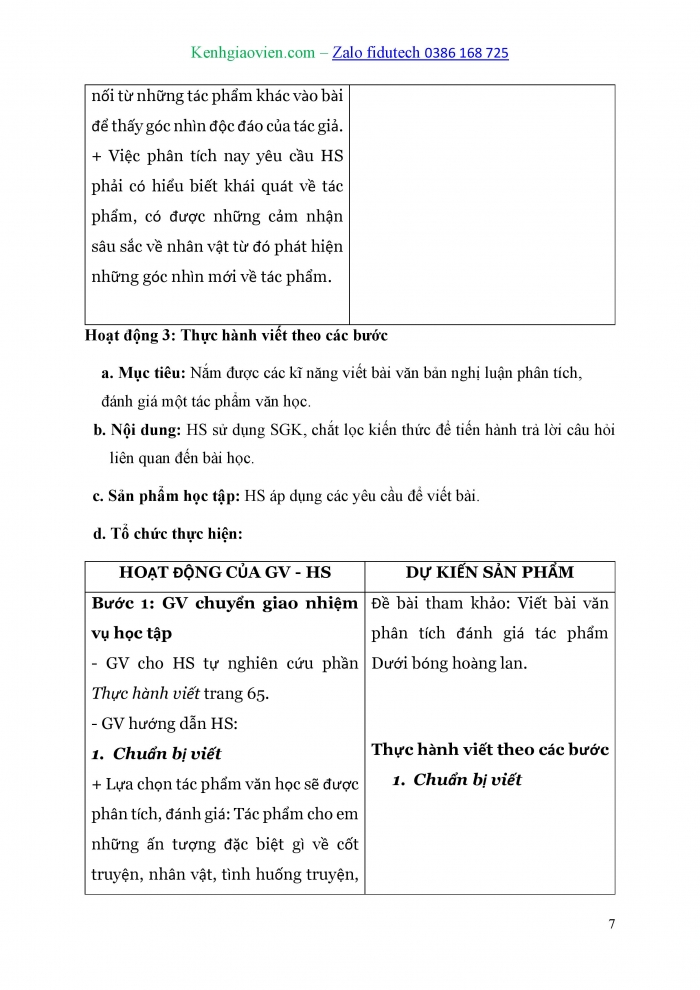 Giáo án và PPT Ngữ văn 10 kết nối Bài 7: Viết bài văn nghị luận phân tích, đánh giá một tác phẩm văn học (Chủ đề và nhân vật trong tác phẩm truyện)