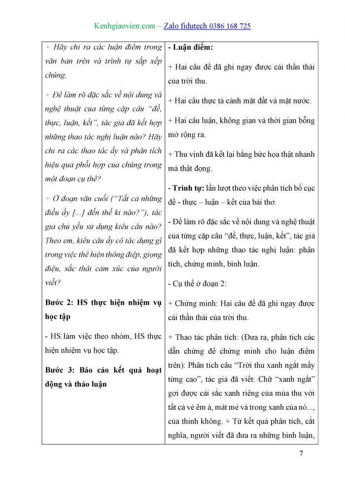 Giáo án và PPT Ngữ văn 10 cánh diều Bài 8: Gió thanh lay động cành cô trúc (Chu Văn Sơn)