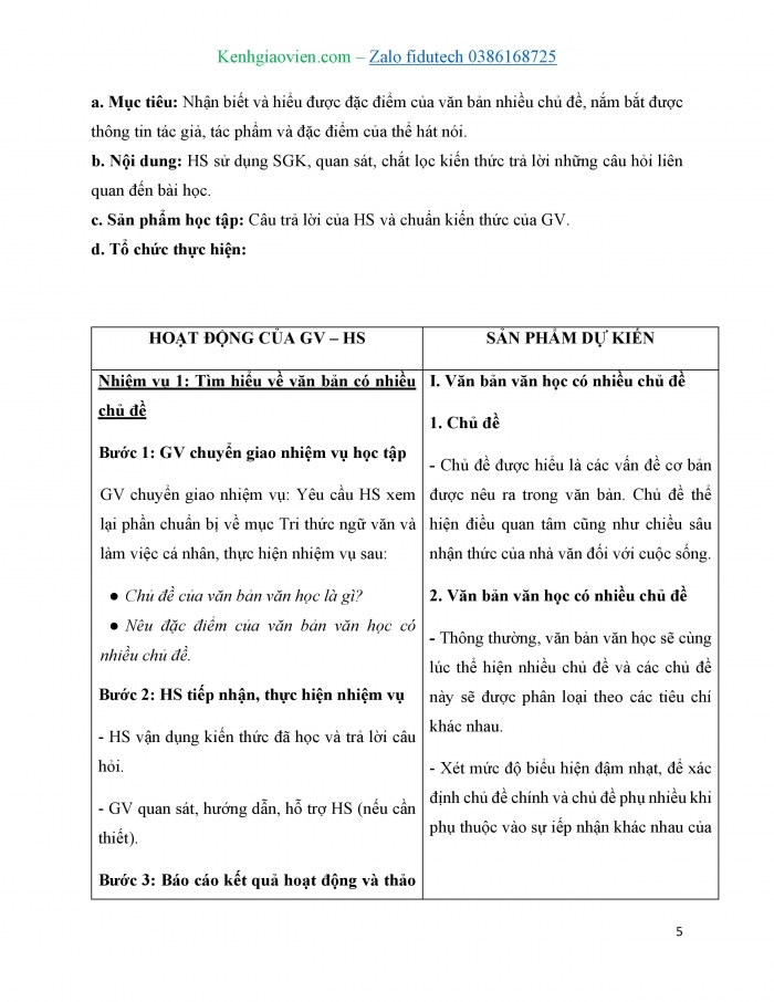 Giáo án và PPT Ngữ văn 11 kết nối Bài 9: Bài ca ngất ngưởng (Nguyễn Công Trứ)