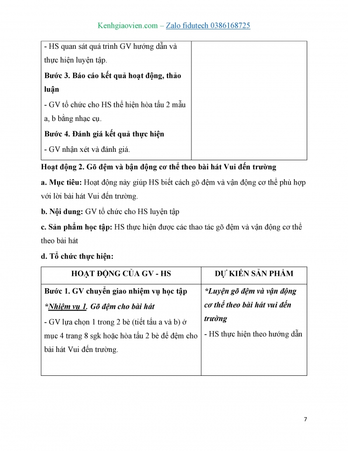 Giáo án và PPT Âm nhạc 7 chân trời Tiết 2: Nhạc cụ thể hiện tiết tấu, Nhạc cụ Sáo recorder Luyện tập thổi nốt Mi