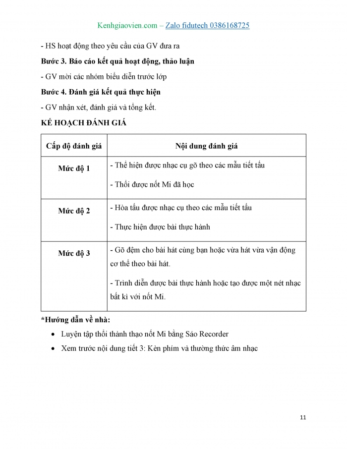 Giáo án và PPT Âm nhạc 7 chân trời Tiết 2: Nhạc cụ thể hiện tiết tấu, Nhạc cụ Sáo recorder Luyện tập thổi nốt Mi