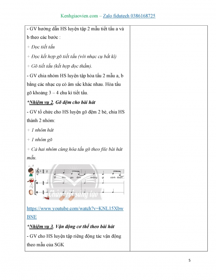 Giáo án và PPT Âm nhạc 7 chân trời Tiết 2: Nhạc cụ thể hiện tiết tấu, Sáo recorder Luyện tập thổi nốt Rê, Kèn phím Luyện tập nốt Si, Đô và kĩ thuật chuyển đổi ngón tay