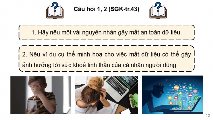 Giáo án điện tử chuyên đề Tin học ứng dụng 12 kết nối Bài 8: Bảo đảm an toàn dữ liệu