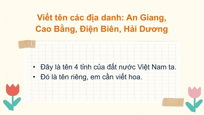 Giáo án điện tử Tiếng Việt 2 chân trời Ôn tập giữa học kì I - Ôn tập 1 (Tiết 2)