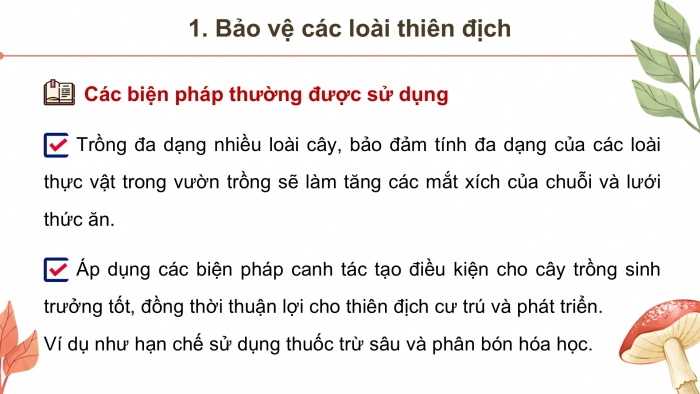 Giáo án điện tử chuyên đề Sinh học 12 cánh diều Bài 7: Biện pháp kiểm soát sinh học