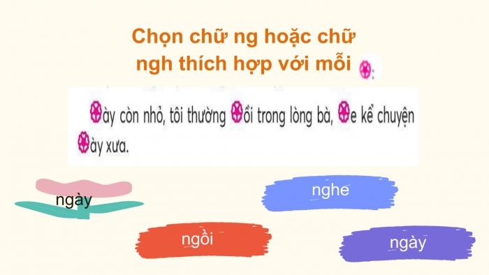 Giáo án điện tử Tiếng Việt 2 chân trời Ôn tập giữa học kì I - Ôn tập 2 (Tiết 2)