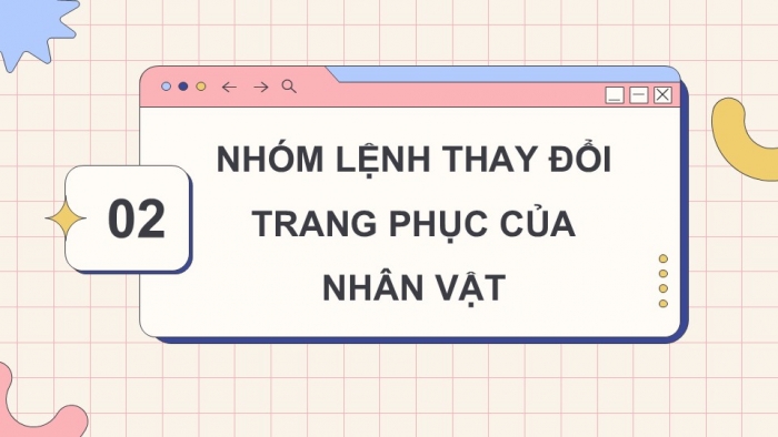 Giáo án điện tử Tin học 5 cánh diều Chủ đề F Bài 3: Trang phục của nhân vật