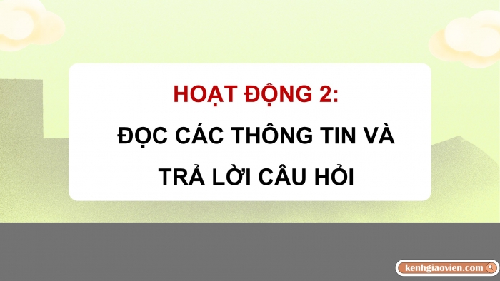 Giáo án điện tử Đạo đức 5 chân trời Bài 7: Môi trường sống quanh em