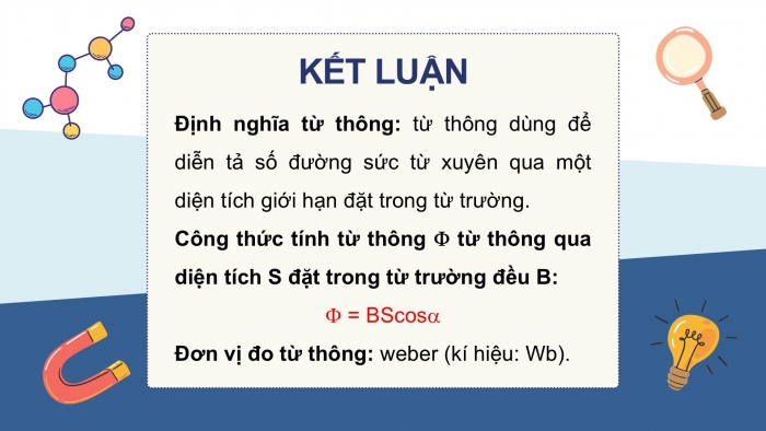 Giáo án điện tử Vật lí 12 kết nối Bài 16: Từ thông. Hiện tượng cảm ứng điện từ