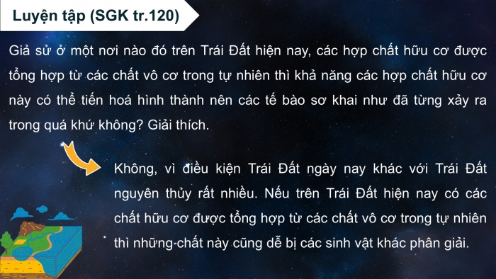 Giáo án điện tử Sinh học 12 chân trời Bài 18: Sự phát sinh sự sống