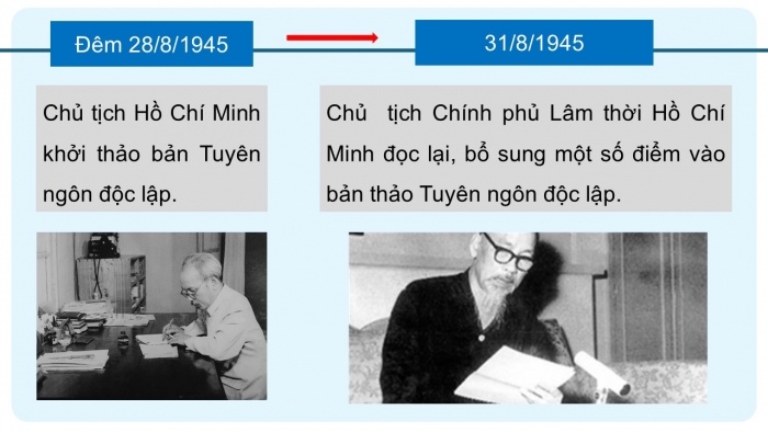 Giáo án điện tử Ngữ văn 12 cánh diều Bài 6: Tuyên ngôn Độc lập (Hồ Chí Minh)