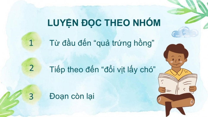 Giáo án điện tử Tiếng Việt 2 chân trời Bài 1: Đọc Cô chủ không biết quý tình bạn