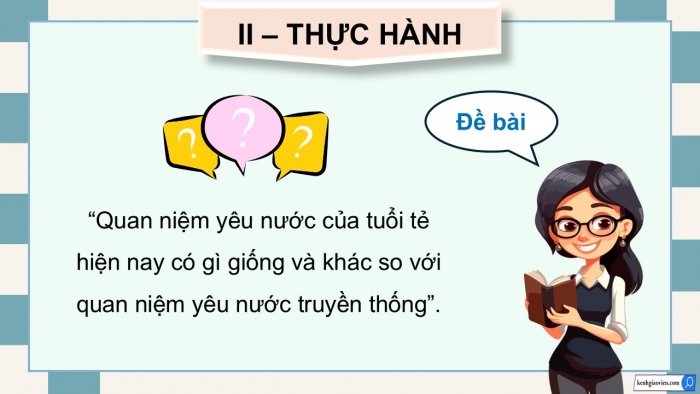 Giáo án điện tử Ngữ văn 12 cánh diều Bài 6: Nghe thuyết trình một vấn đề xã hội