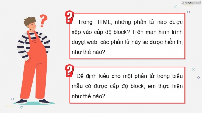 Giáo án điện tử Khoa học máy tính 12 chân trời Bài F12: Định kiểu CSS cho biểu mẫu