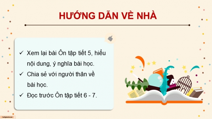 Giáo án điện tử Tiếng Việt 5 chân trời Bài Ôn tập giữa học kì II (Tiết 5)