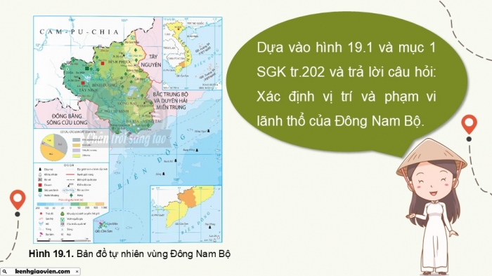 Giáo án điện tử Địa lí 9 chân trời Bài 19: Vùng Đông Nam Bộ