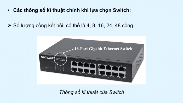 Giáo án điện tử Khoa học máy tính 12 cánh diều Bài 2: Thiết bị mạng