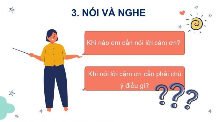 Giáo án điện tử Tiếng Việt 2 chân trời Bài 2: Mở rộng vốn từ Nghề nghiệp, Nói và đáp lời cảm ơn