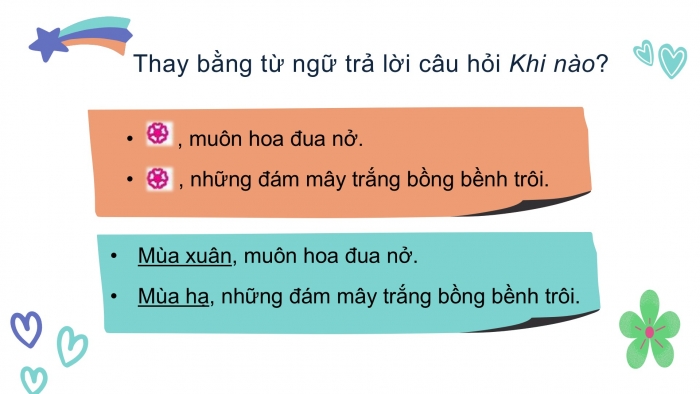 Giáo án điện tử Tiếng Việt 2 chân trời Bài 2: Mở rộng vốn từ Thiên nhiên, Nói và đáp lời đồng ý, lời không đồng ý