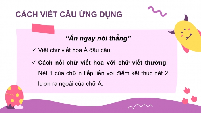 Giáo án điện tử Tiếng Việt 2 chân trời Bài 3: Viết chữ hoa Ă, Từ chỉ tình cảm, Câu kiểu Ai làm gì?, Ai thế nào?