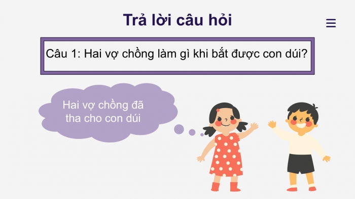 Giáo án điện tử Tiếng Việt 2 chân trời Bài 1: Đọc Chuyện quả bầu