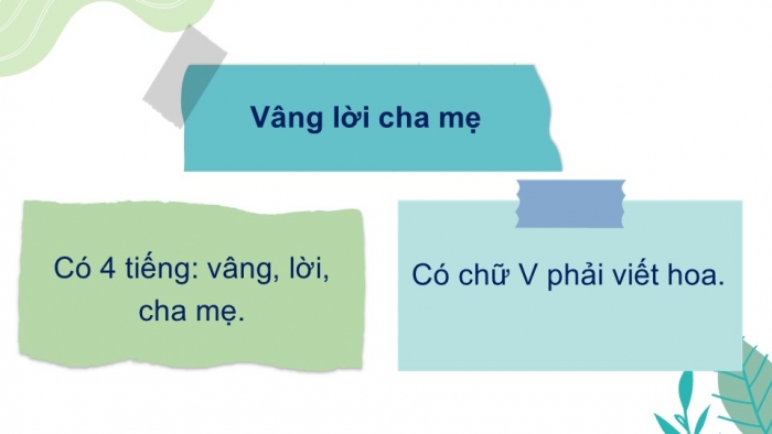 Giáo án điện tử Tiếng Việt 2 chân trời Bài 5: Viết chữ hoa V, Từ chỉ sự vật, chỉ hoạt động, Câu kiểu Ai làm gì?